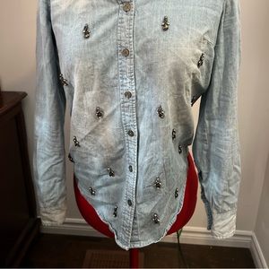 Dex 1963 Jeans with diamond angel 👼🏻 size XS